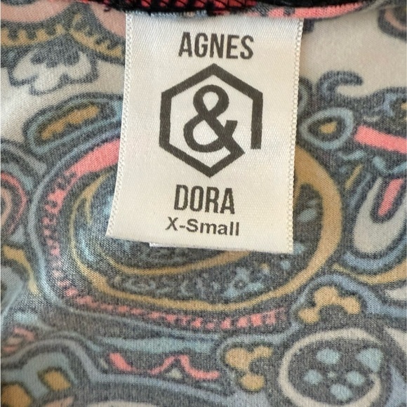 Agnes & Dora Multicolor Paisley Long Sleeve Dress in XS. #841 - Picture 2 of 6